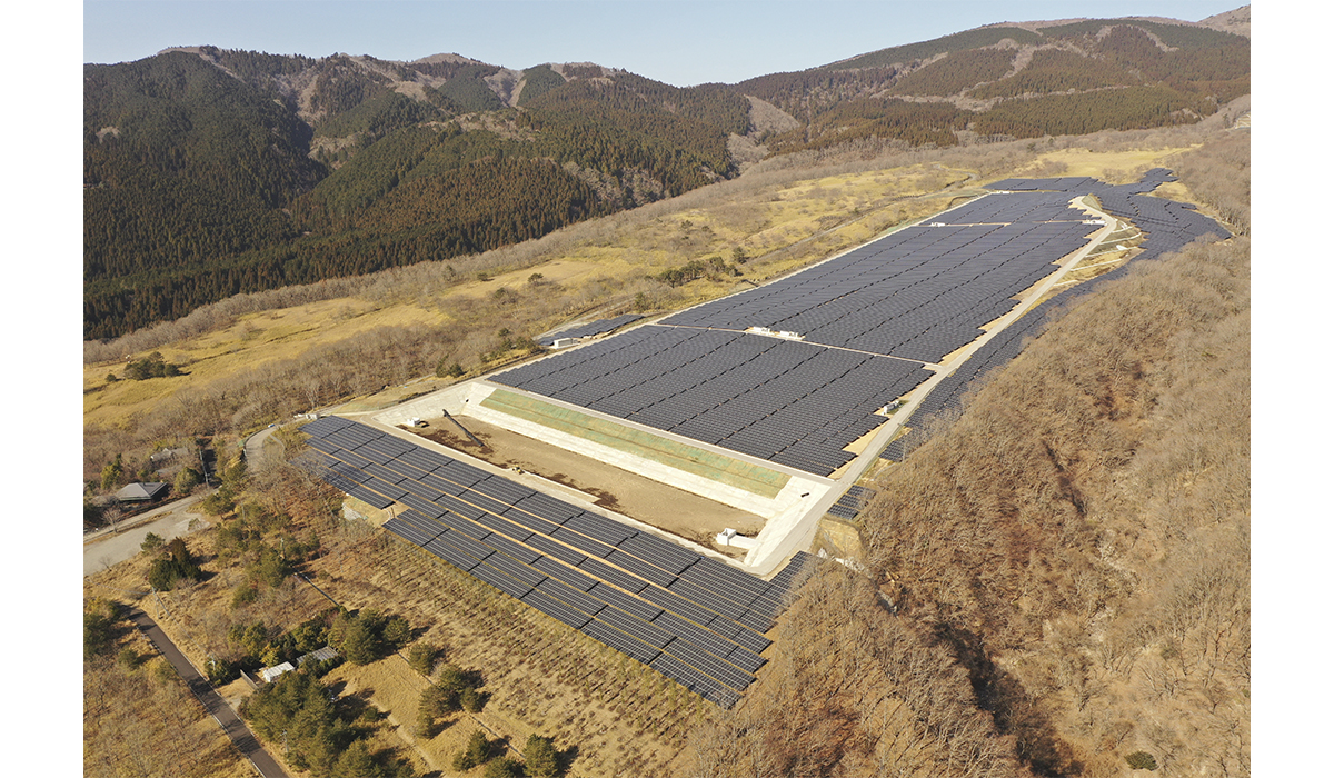 Mega Solar Yufuin Power Plant New Construction